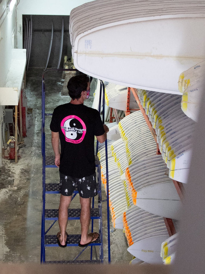 T&C Surf Designs Retro Neon Jersey Tee,