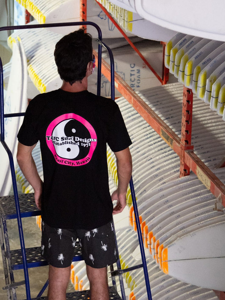 T&C Surf Designs Retro Neon Jersey Tee,