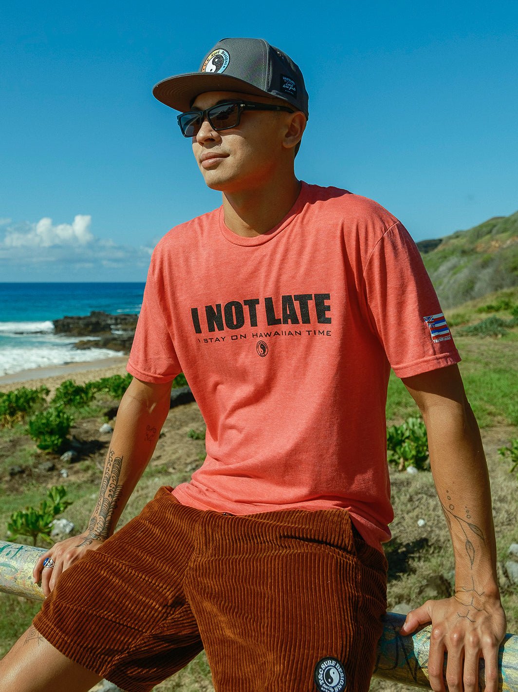 T&C Surf Designs Hawaiian Time Jersey Tee,