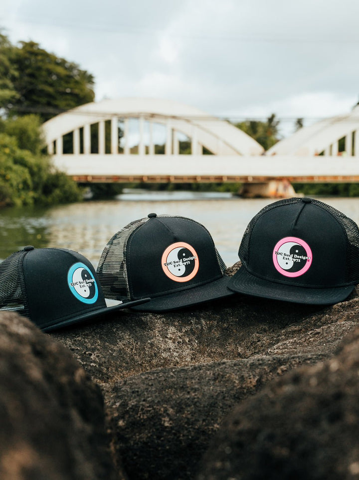 T&C Surf Designs Retro Neon Trucker Cap,