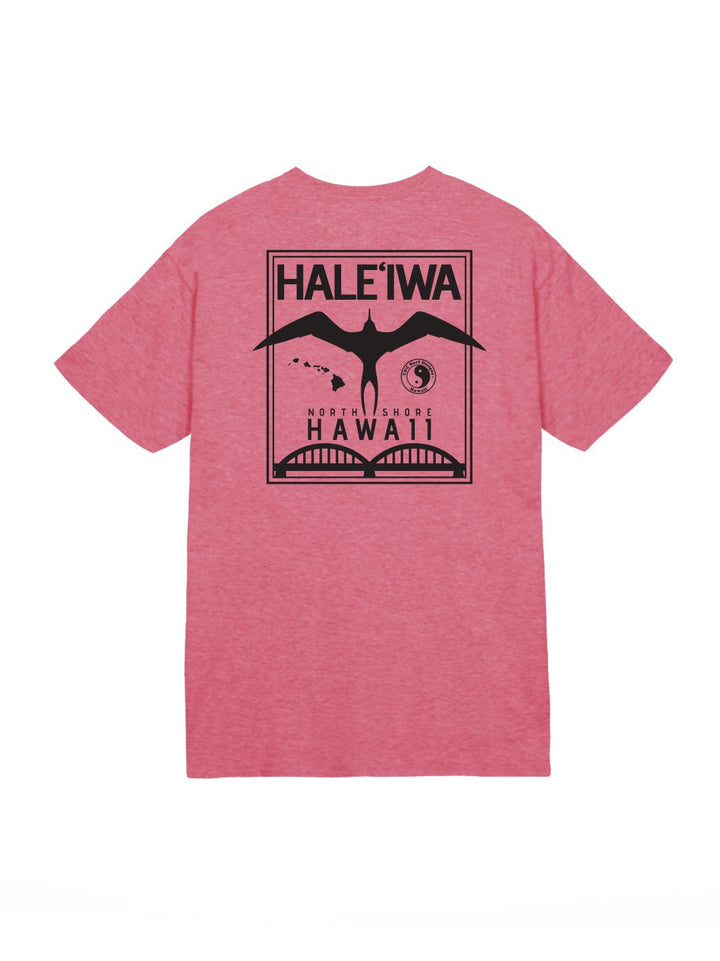 T&C Surf Designs Haleiwa Iconic Jersey Tee, Heather Cardinal / S