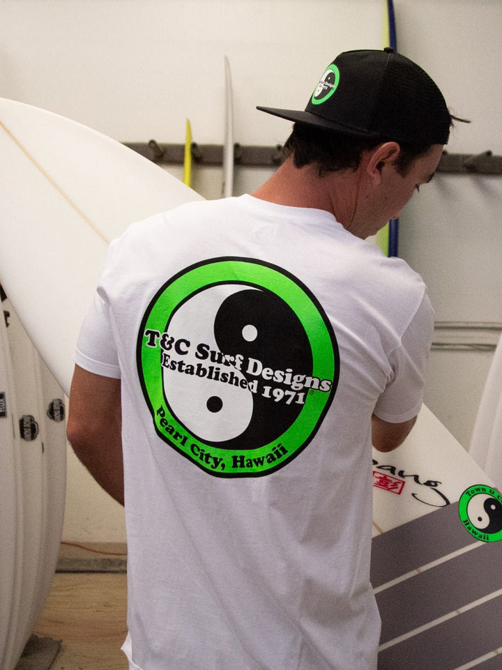 T&C Surf Designs Retro Neon Jersey Tee,