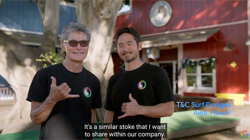 Superbowl Commercial - T&C Surf x Gemini AI - T&C Surf Designs