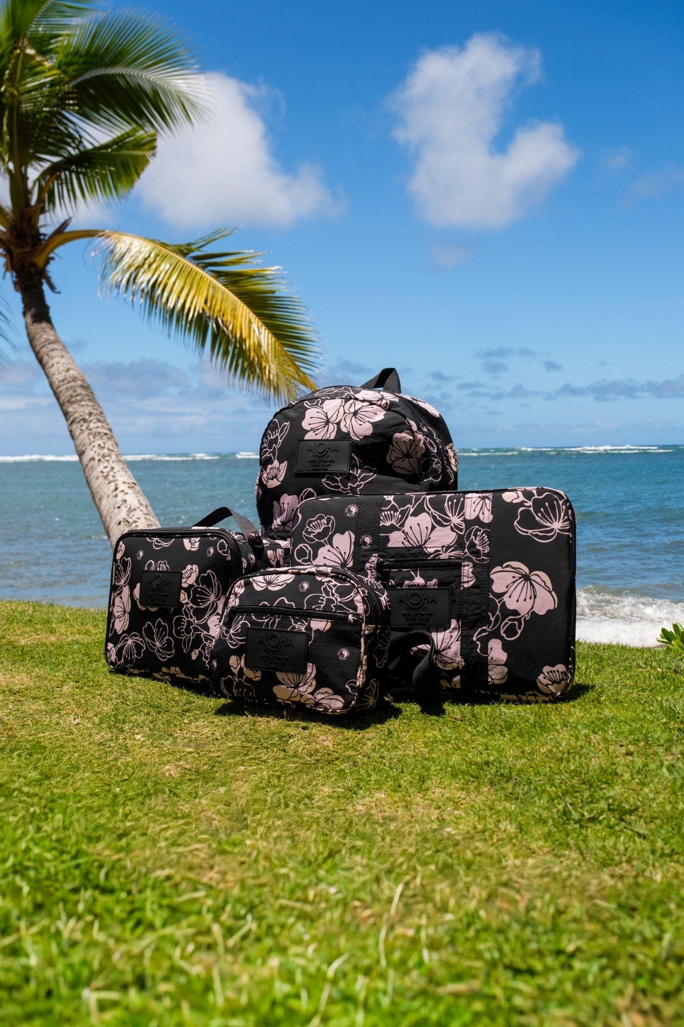 Aloha Collection Cherry Sakura Black - T&C Surf Designs