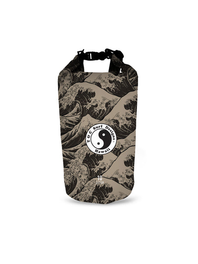 T&C Surf Designs T&C Surf Tsunami 10L Dry Bag, Tan