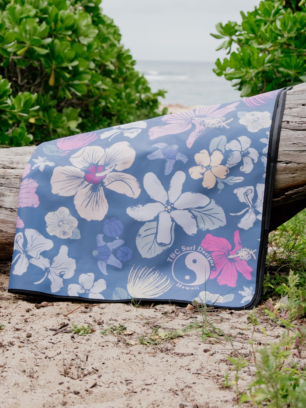 T&C Surf Designs Enjoy The Pua Thick Beach Mat,