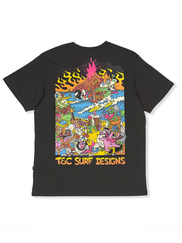 Europe Jon Fink Scene Earthy Tee - T&C Surf Designs
