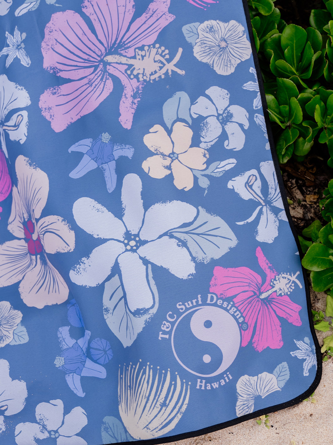 T&C Surf Designs Enjoy The Pua Thick Beach Mat,