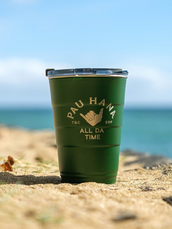 T&C Surf Designs T&C Surf 16 oz All Day Pau Hana Insulated Stackable Tumbler Pirani,