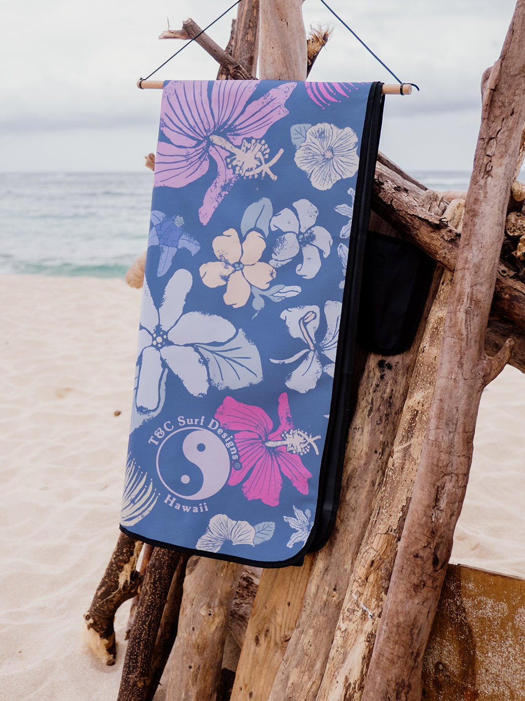 T&C Surf Designs Enjoy The Pua Thick Beach Mat,