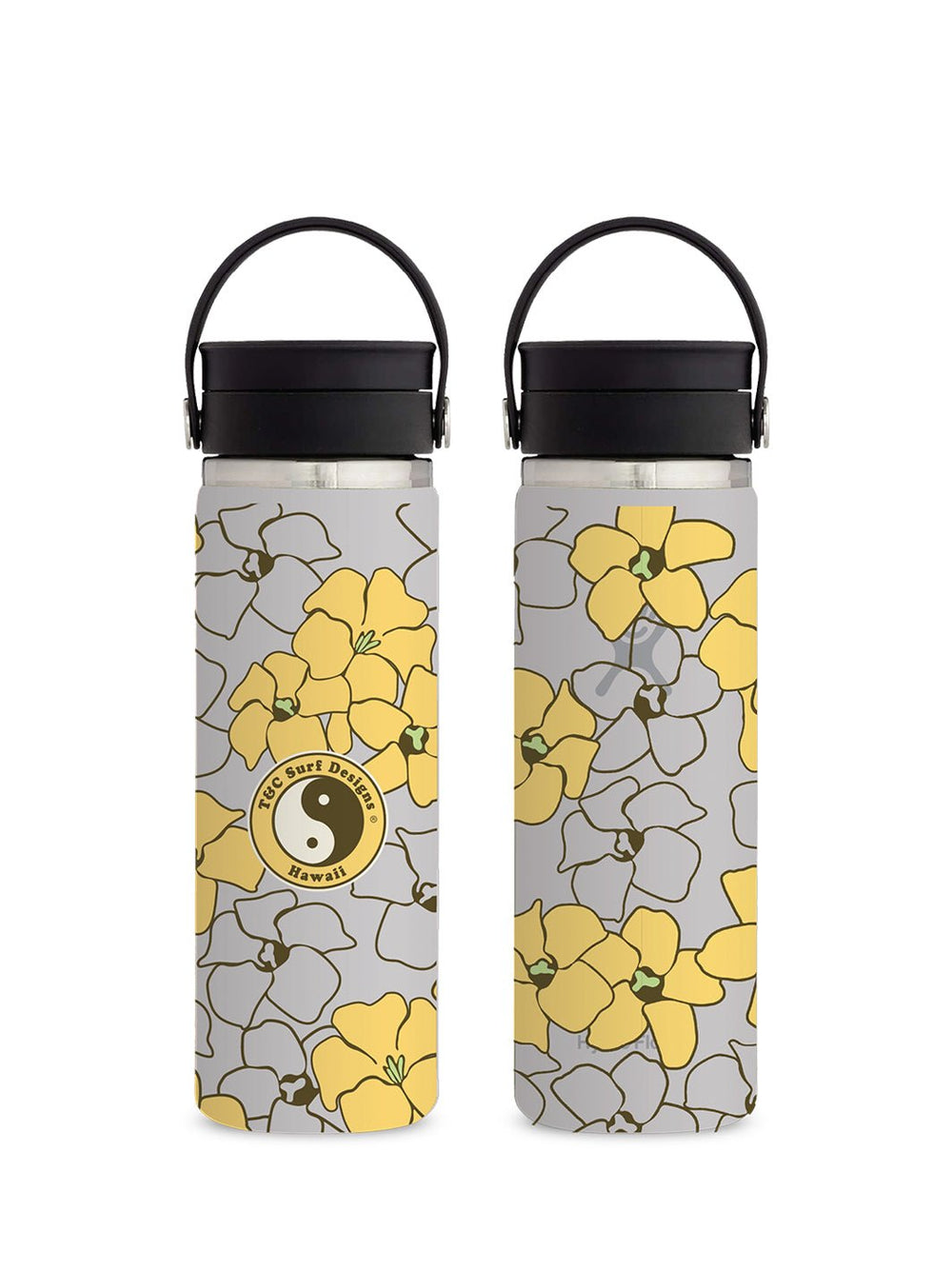 T&C Surf Designs T&C Surf 20 oz All Ova Puakenikeni Hydro Flask, Birch