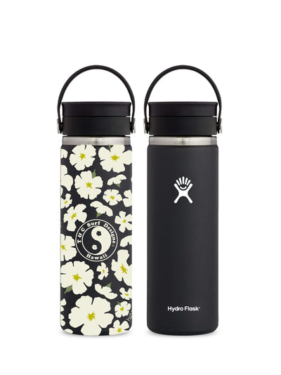T&C Surf Designs T&C Surf 20 oz Hinahina Hydro Flask, Black