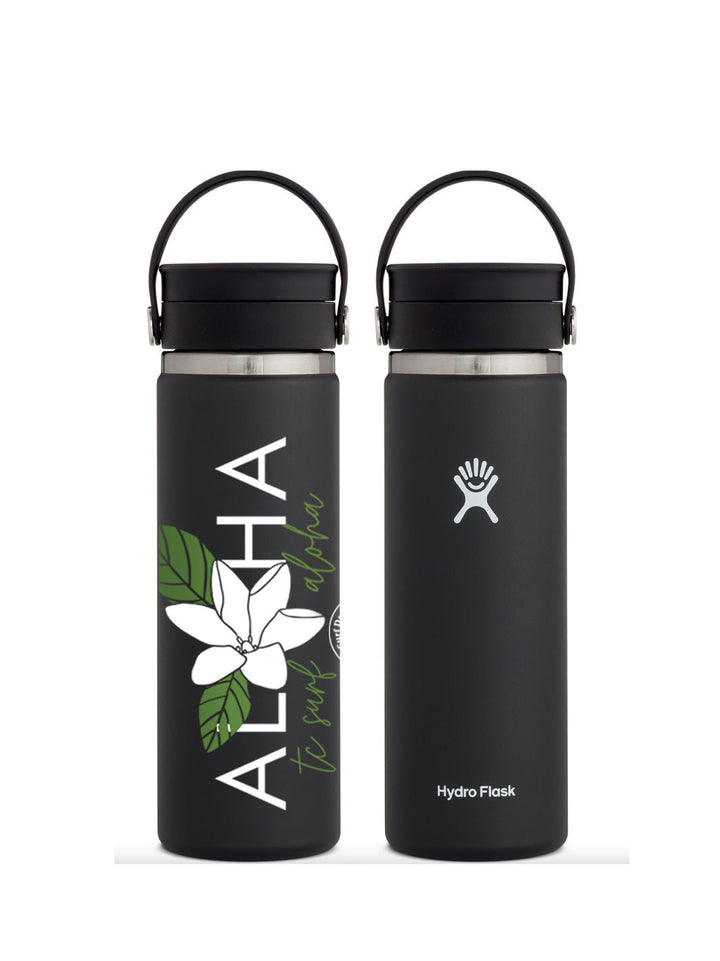 T&C Surf Designs T&C Surf 20 oz Na'u Hydro Flask, Black