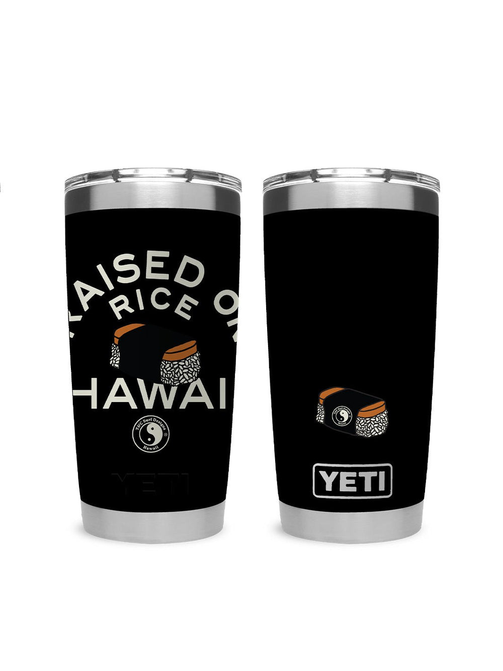 T&C Surf Designs T&C Surf 20 oz Rice Made Tumbler Yeti, Black