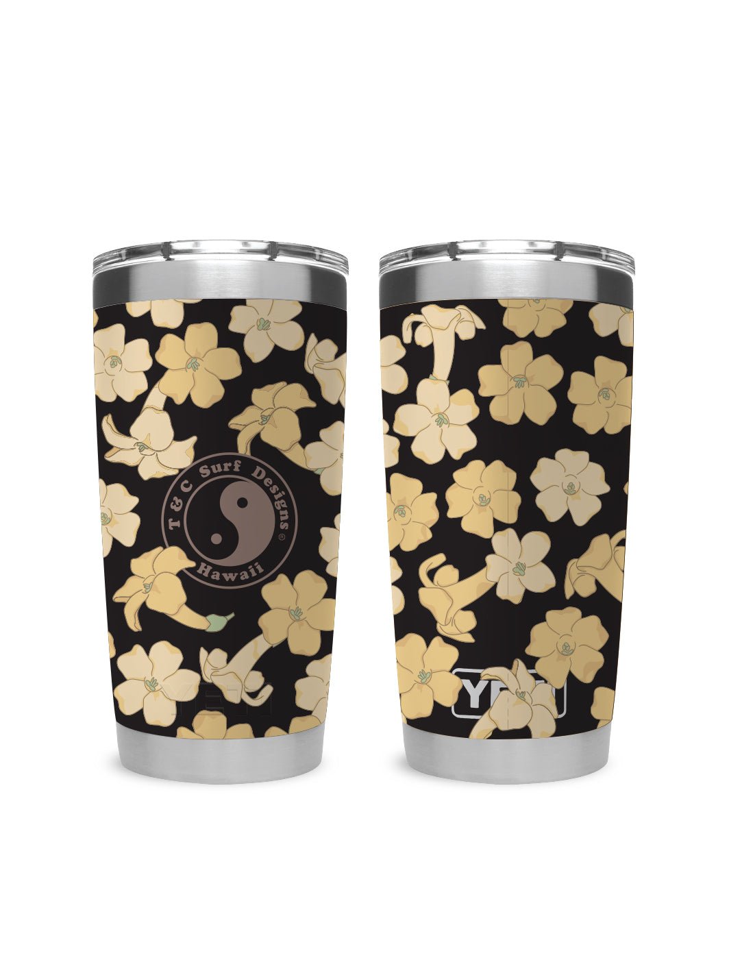 T&C Surf 20 oz Puakenikeni Logo Tumbler Yeti – T&C Surf Designs
