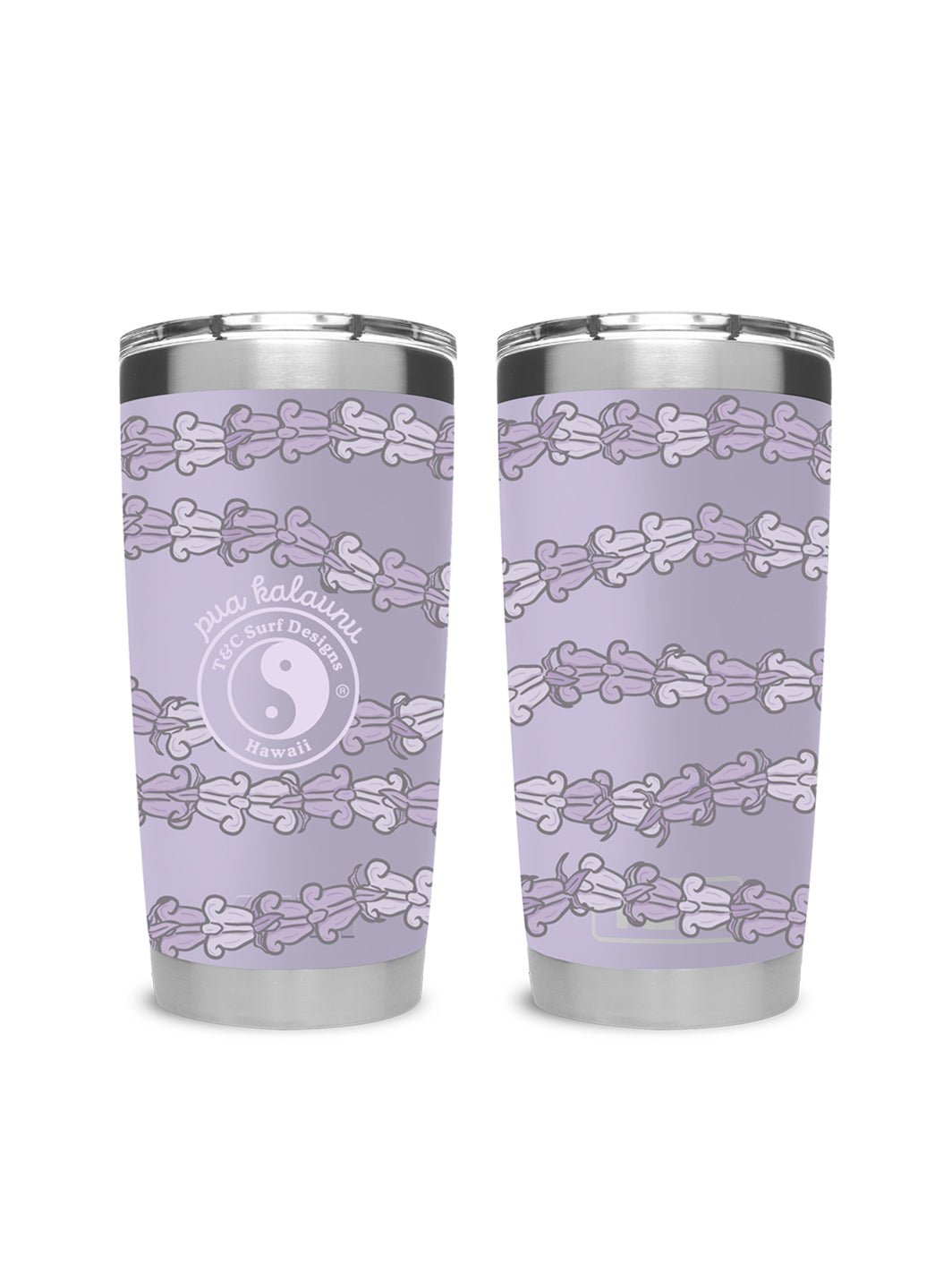 T&C Surf Designs T&C Surf 20 oz Pua Kalaunu Tumbler Yeti, Cosmic Lilac