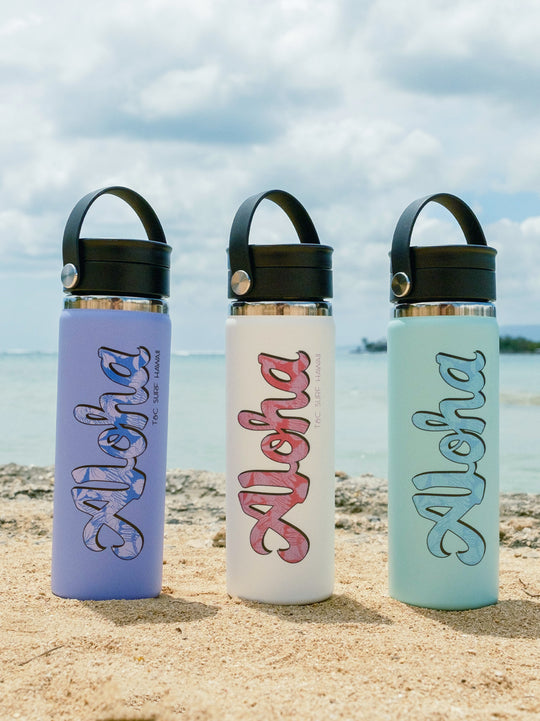 T&C Surf Designs T&C Surf 20 oz Aloha Floral Hydro Flask, 