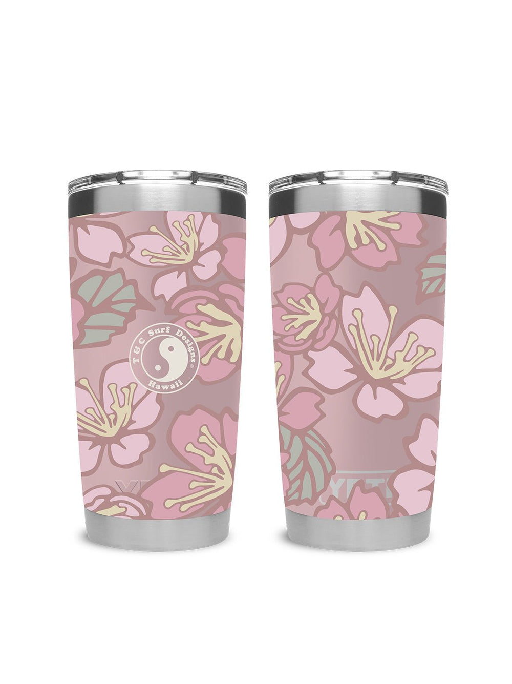 T&C Surf Designs T&C Surf 20 oz Big Sakura Tumbler Yeti, Sandstone