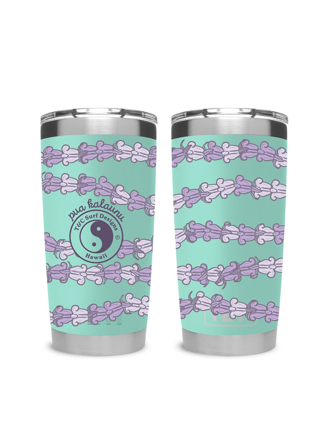 T&C Surf Designs T&C Surf 20 oz Pua Kalaunu Tumbler Yeti, Seafoam