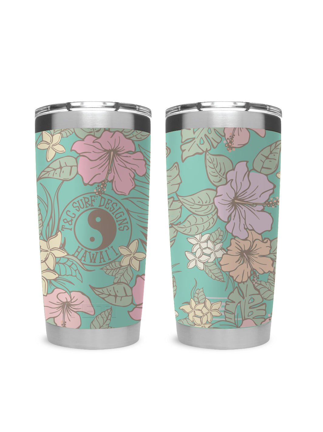 T&C Surf 20 oz Pua Ting Tumbler Yeti - T&C Surf Designs
