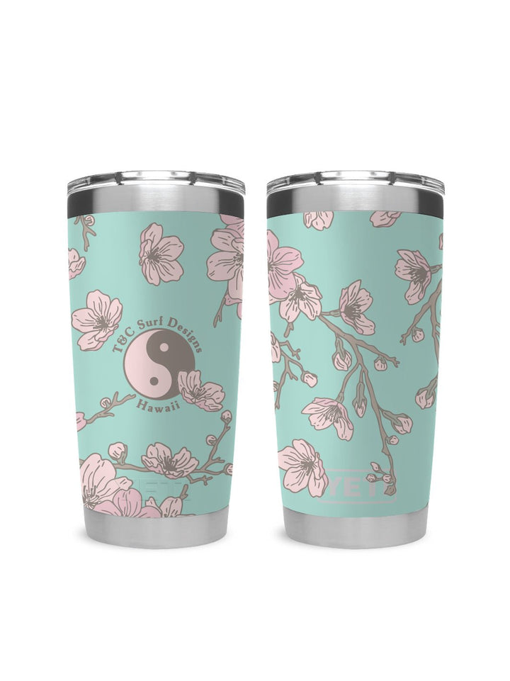 T&C Surf 20 oz Sakura Branch Tumbler Yeti - T&C Surf Designs