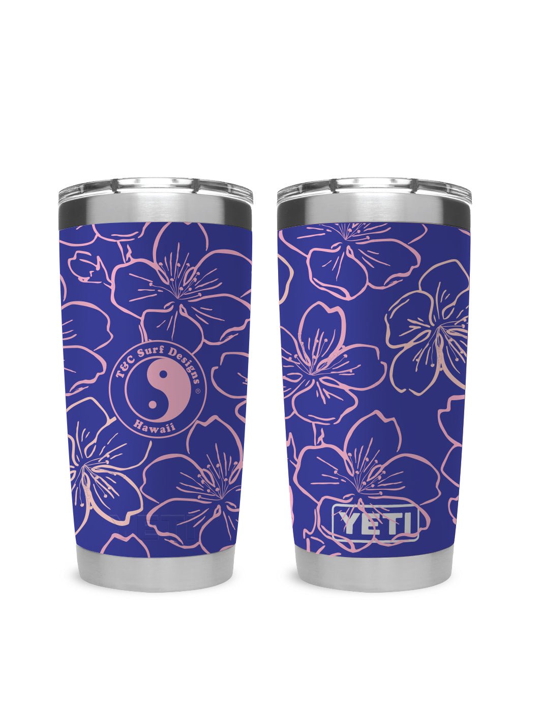 T&C Surf 20 oz Brushed Sakura Tumbler Yeti – T&C Surf Designs