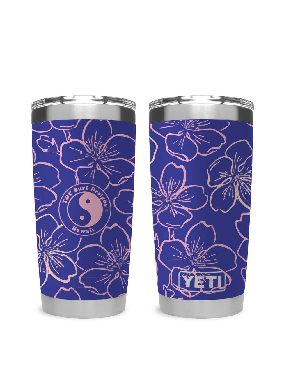 T&C Surf 20 oz Brushed Sakura Tumbler Yeti - T&C Surf Designs