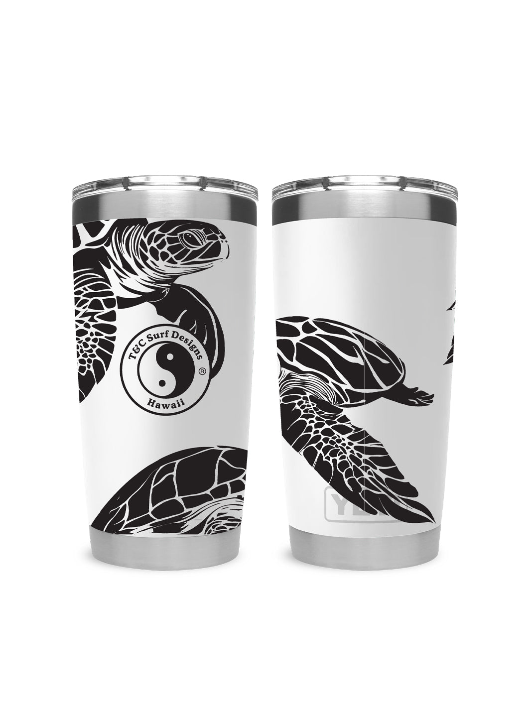 T&C Surf Designs T&C Surf 20 oz Laniakea Tumbler Yeti, White