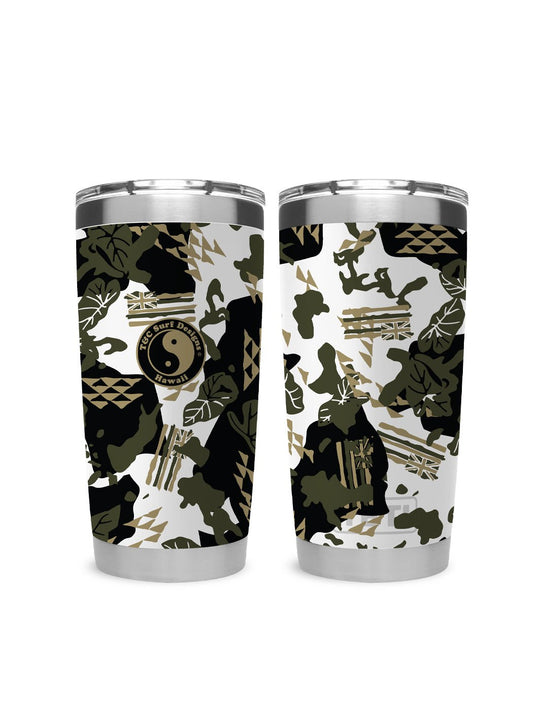 T&C Surf Designs T&C Surf 20 oz Camo Kalo Tumbler Yeti, White