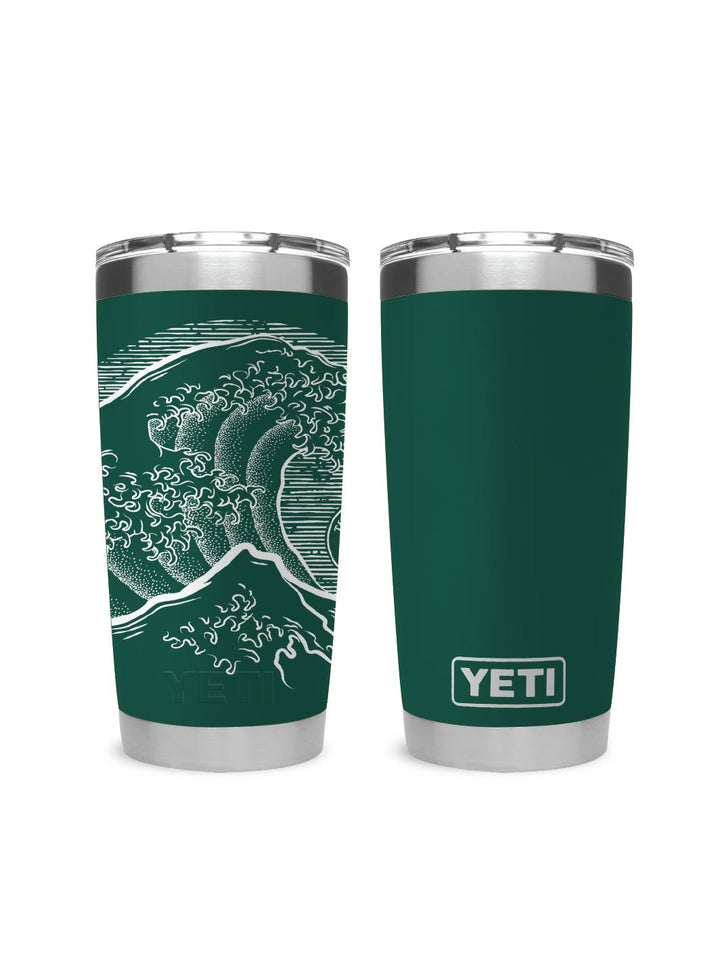 T&C Surf 20 oz Stoked Hokusai Tumbler Yeti - T&C Surf Designs