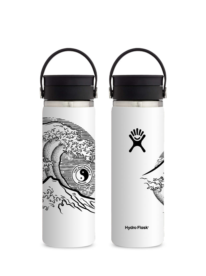 T&C Surf Designs T&C Surf 20 oz Stoked Hokusai Hydro Flask, Birch