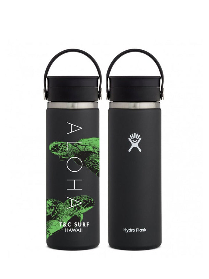 T&C Surf Designs T&C Surf 20 oz Honululu Hydro Flask Bottle, Black