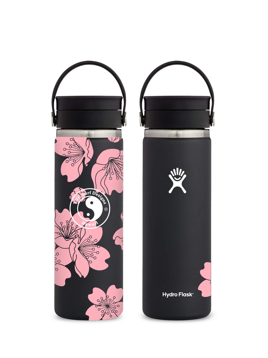T&C Surf 20 oz Etched Sakura Hydro Flask – T&C Surf Designs