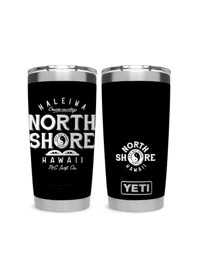 T&C Surf Designs T&C Surf 20 oz Northside Tumbler Yeti, Black