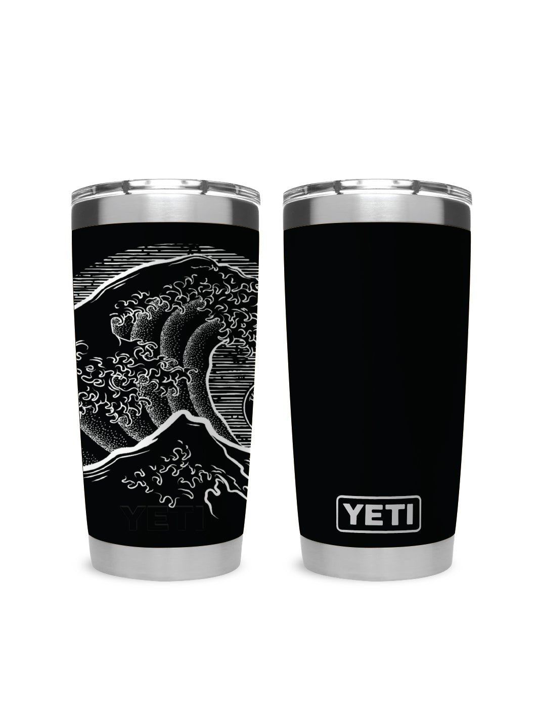 T&C Surf 20 oz Stoked Hokusai Tumbler Yeti - T&C Surf Designs