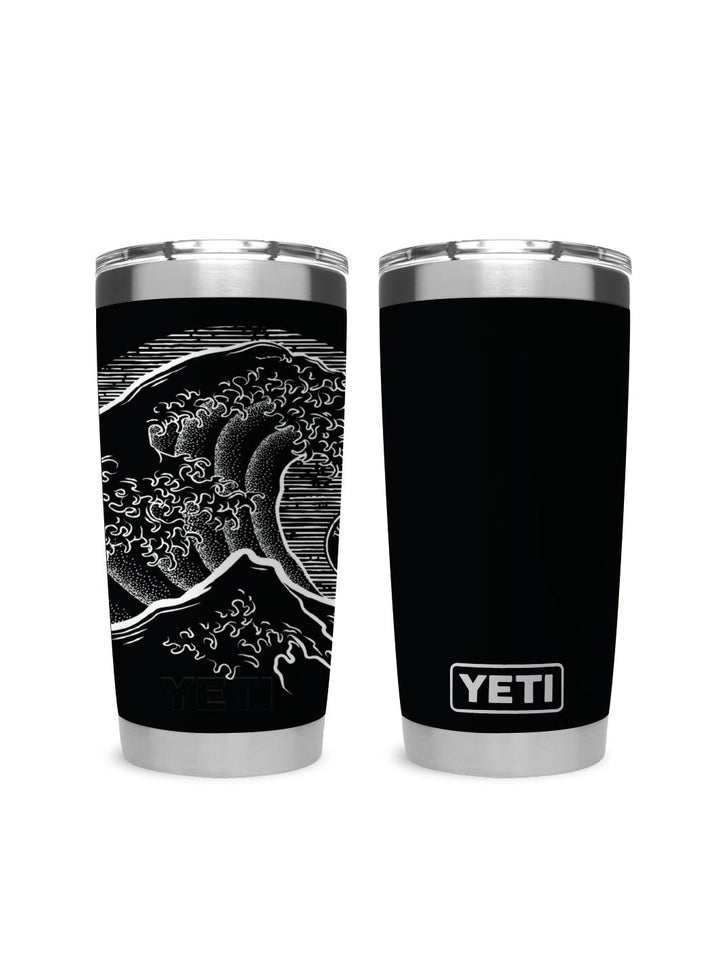 T&C Surf 20 oz Stoked Hokusai Tumbler Yeti - T&C Surf Designs