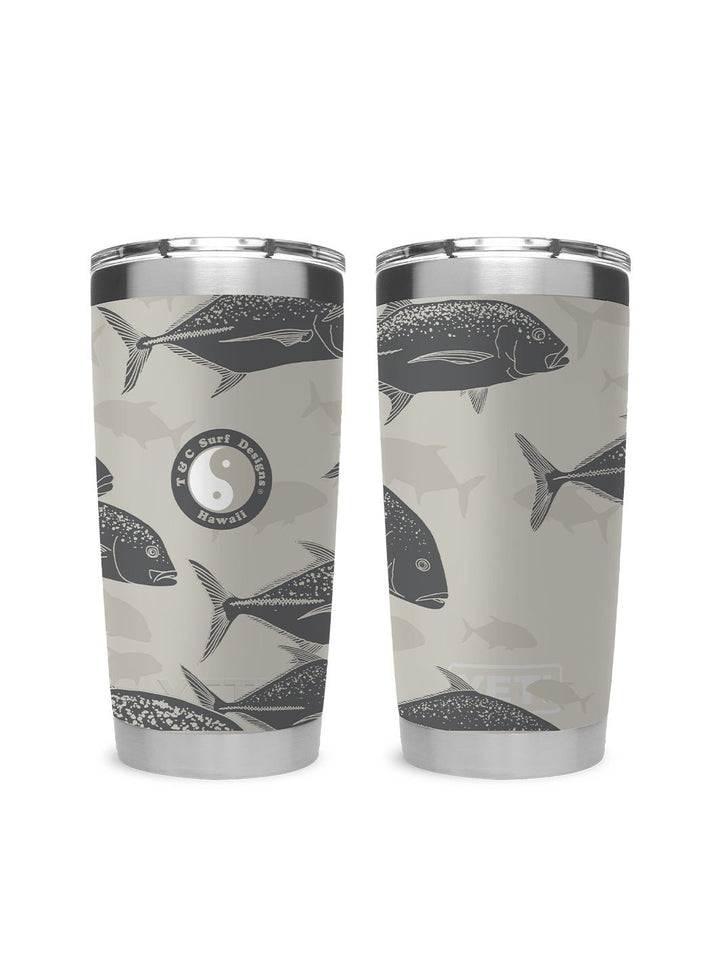 T&C Surf Designs T&C Surf 20 oz Ulua Flow Tumbler Yeti, Cape Taupe
