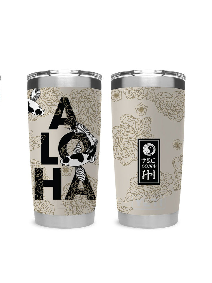 T&C Surf Designs T&C Surf 20 oz Koiloha Tumbler Yeti, Cape Taupe