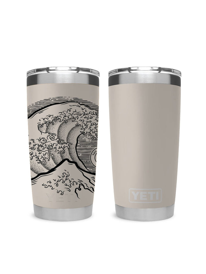 T&C Surf 20 oz Stoked Hokusai Tumbler Yeti - T&C Surf Designs