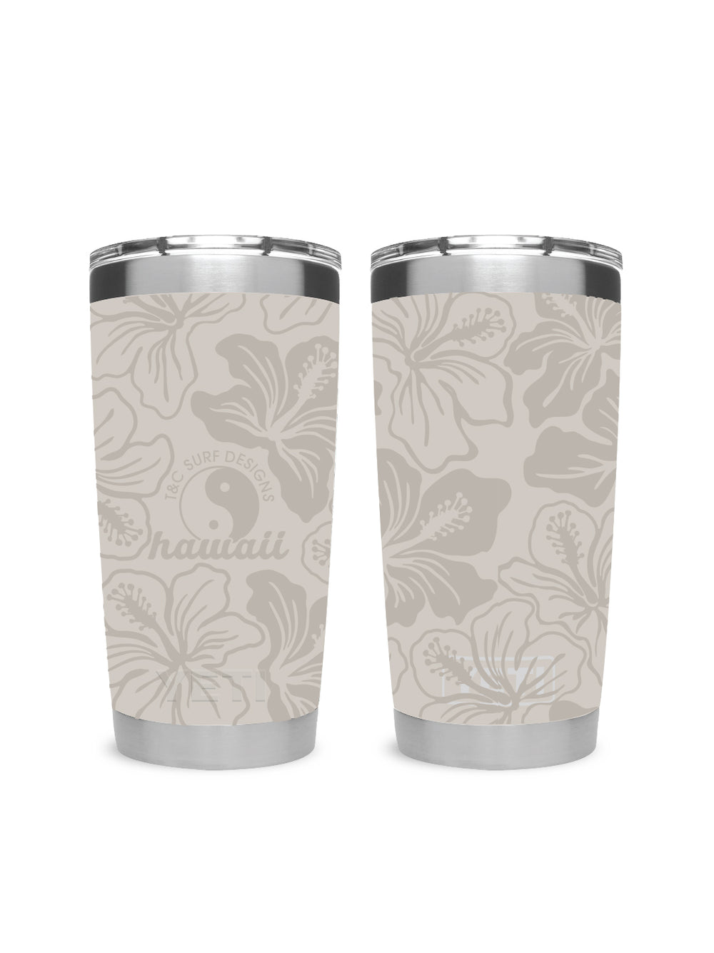 T&C Surf 20 oz Vintage Floral Band Tumbler Yeti - T&C Surf Designs