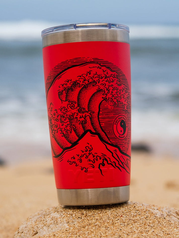 T&C Surf 20 oz Stoked Hokusai Tumbler Yeti - T&C Surf Designs