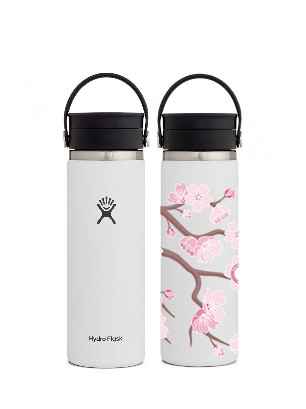 T&C Surf Designs T&C Surf 20 oz Sakura Hydro Flask Bottle, White