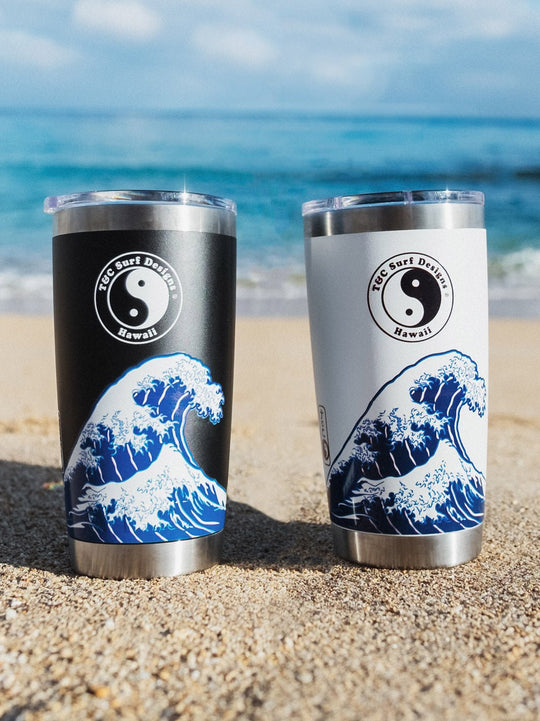 T&C Surf Designs T&C Surf 20 oz Brush Hokusai Tumbler Yeti,