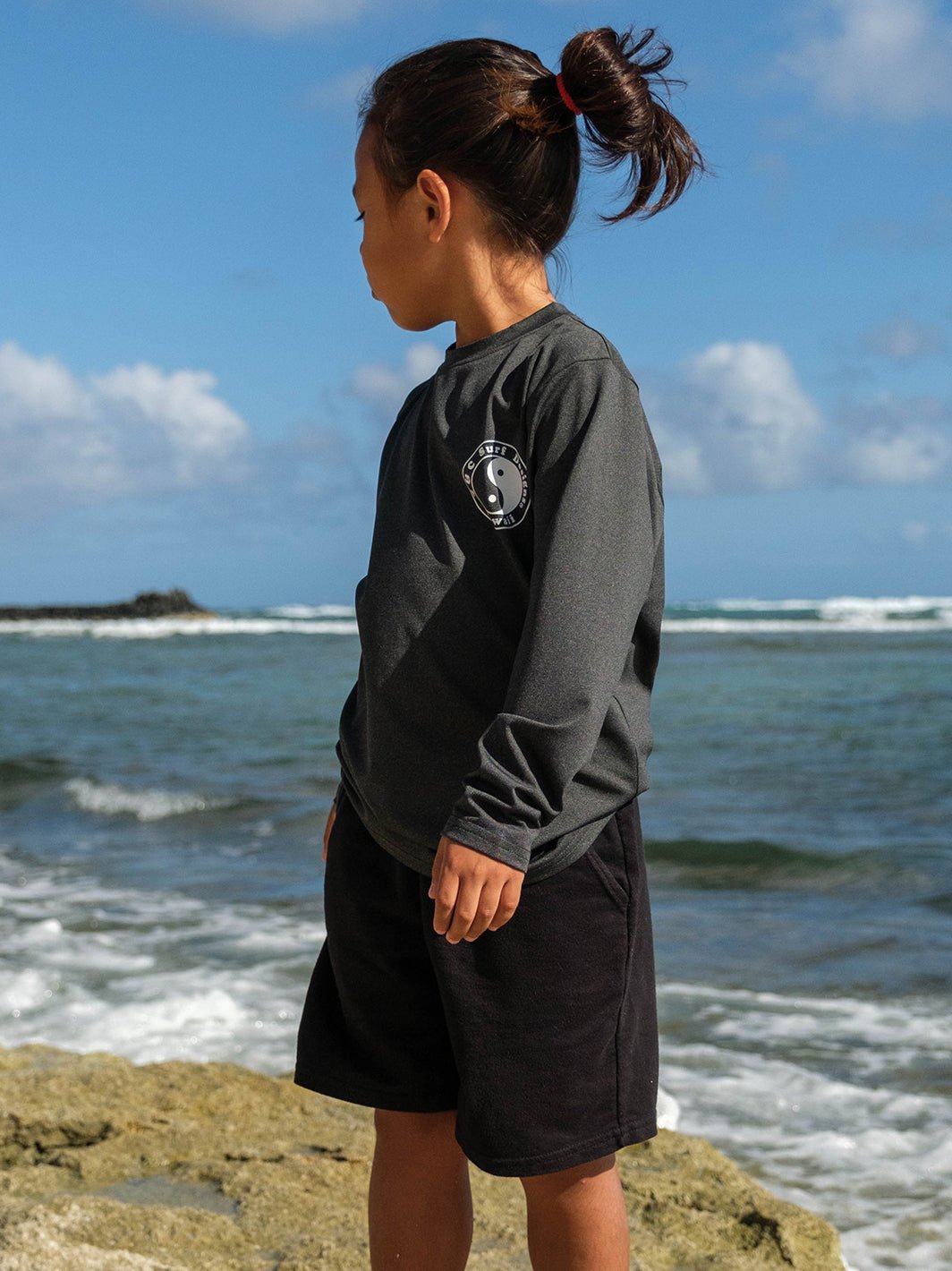 Australia Kids Checker Surf Long Sleeve