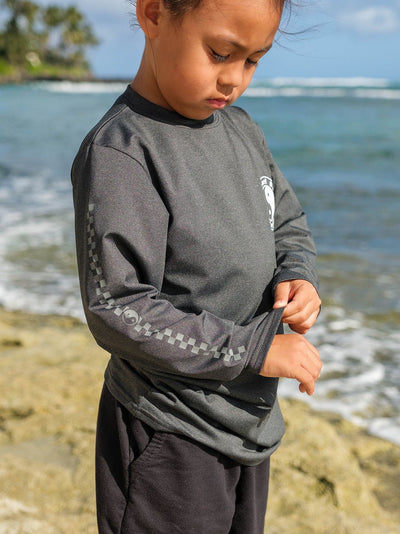 T&C Surf Designs Australia Kids Checker Surf Long Sleeve,