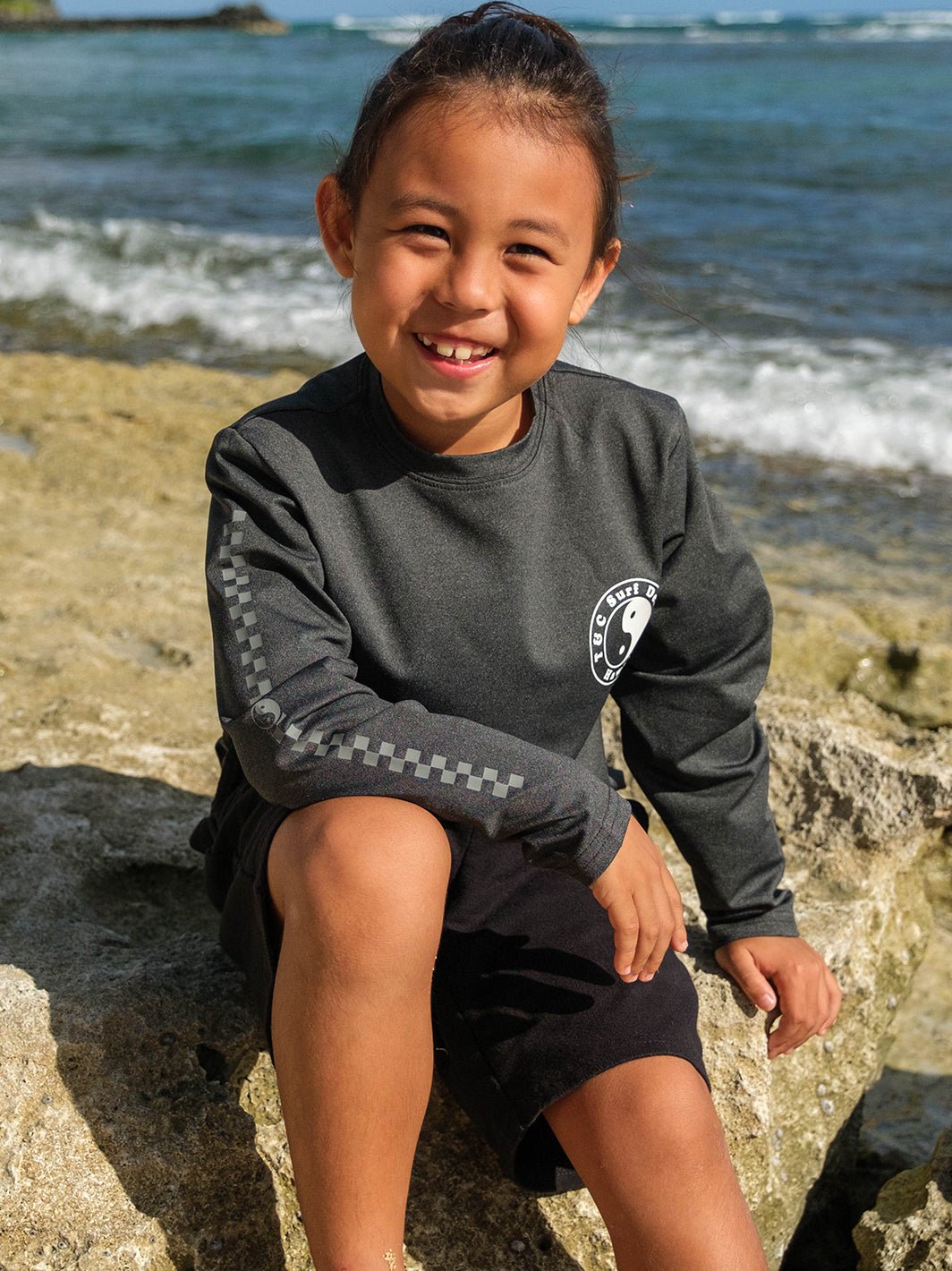 Australia Kids Checker Surf Long Sleeve