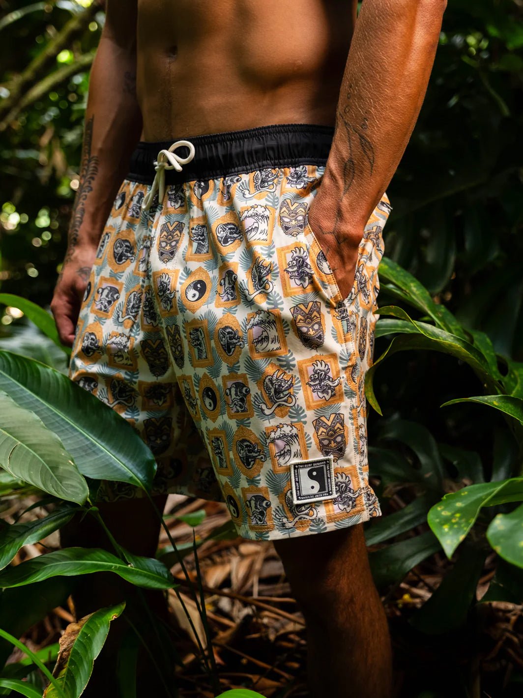 Europe Aloha Elastic 17.5" Beach Short - T&C Surf Designs
