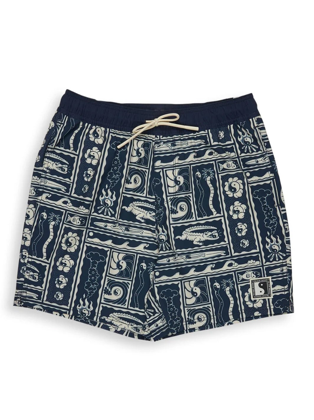 Europe Aloha Elastic 17.5" Beach Short - T&C Surf Designs