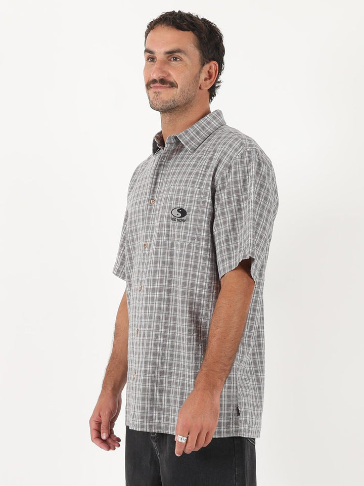 T&C Surf Designs Australia Coded Plaid Short Sleeve,