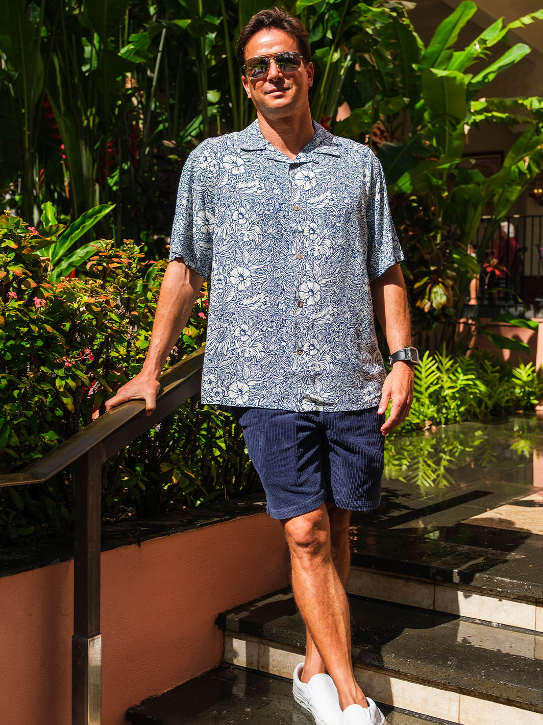 T&C Surf Designs Europe Aloha Shirt,